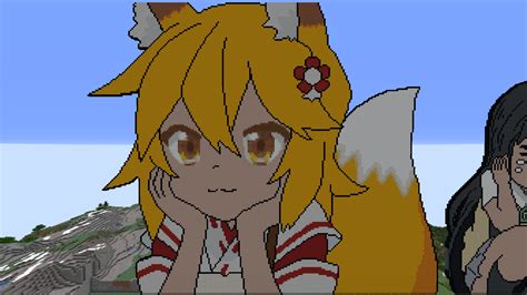 Senko San 222x185 Pixel Art In Survival Rminecraft