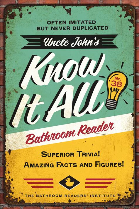 Uncle John's Know It All Bathroom Reader | Book by Bathroom Readers
