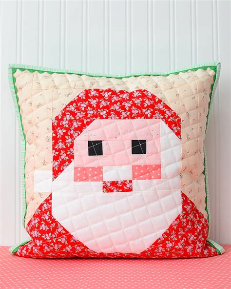 New Christmas Quilt Pattern Santa Claus Quilt Block Pillow Pattern