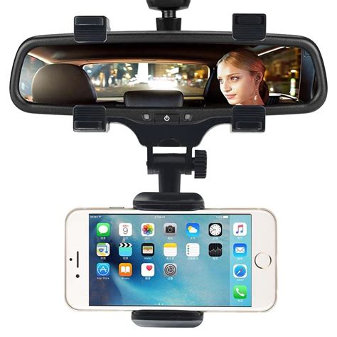 Universal Car Rearview Mirror Phone Holder WISHHUB