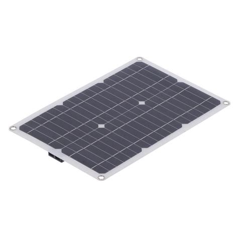 Fdit Panneau Solaire USB DC Kit De Panneau Solaire Flexible 23W Double