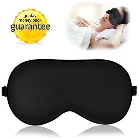 Silk Sleep or Eye Mask, Mulberry Silk Eye Shades for Sleeping with ...