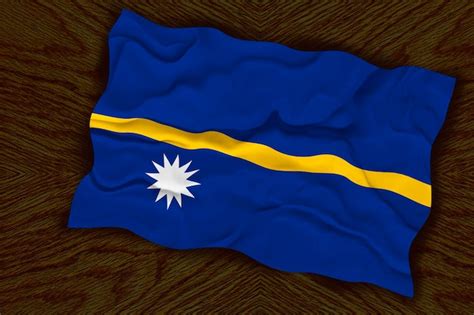 Nauru Flag With Maps Pictures