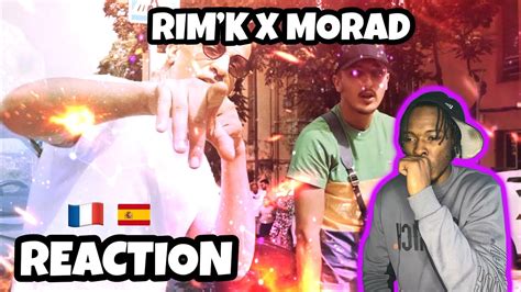 AMERICAN REACTS TO FRENCH RAP X SPANISH RAP Rim K Papel Ft Morad