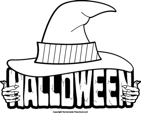 Free Halloween Clipart Black And White, Download Free Halloween Clipart ...