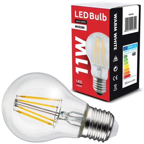 ŻARÓWKA LED E27 11W FILAMENT EDISON RETRO OZDOBNA 65241 Cena