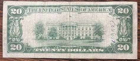 1929 Twenty Dollar Bill 20 National Currency Providence Rhode Island 75717 Ebay