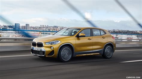 Bmw X2 2018my Xdrive20d M Sport X Color Galvanic Gold Front Three Quarter