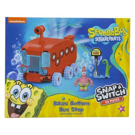 Spongebob Squarepants Bikini Bottom Bus Stop Construction Set Learning Made Fun With Maestra