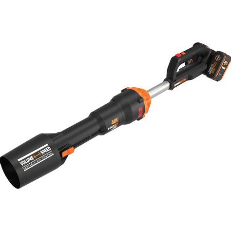 Worx Akku Laubbl Ser Powershare Schwarz Orange Max