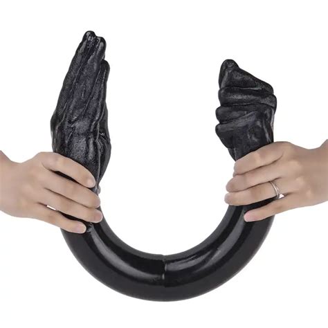 Double Ended Hand Shaped Dildo Toy For Fisting Anal Sex Alibaba