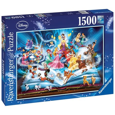 Ravensburger Puzzle 2D 1500 elementów Księga opowieści Disneya 16318