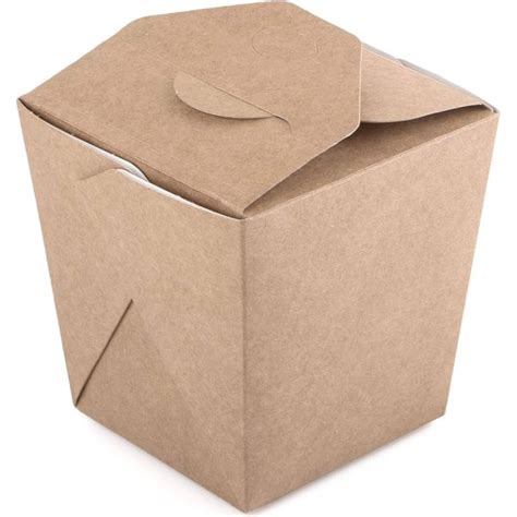 Caja Kraft Para Take Away De Pastas O Fideos 750 Ml Pack 25 Uds