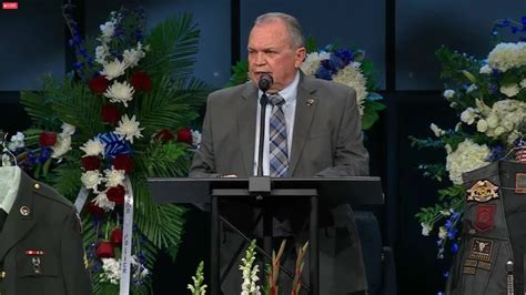 John Whetsel Speaks At Fallen Oklahoma County Deputys Funeral Youtube