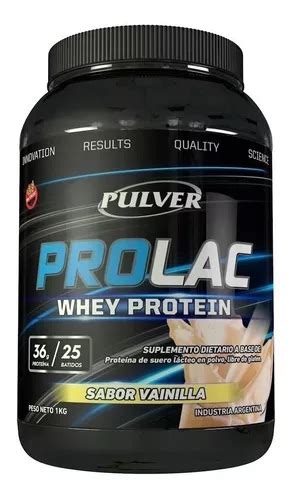 Suplemento Pulver Prolac Whey Protein Sabor Vainilla De Kg Polvo