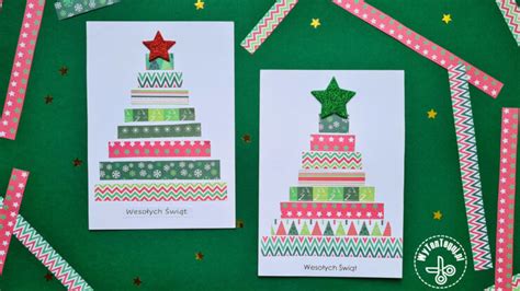 How To Make Paper Strips Christmas Card Wytenteguj