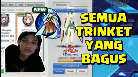 Lost Saga Origin Semua Gear As Trinket Yang Wajib Di Simpen Youtube