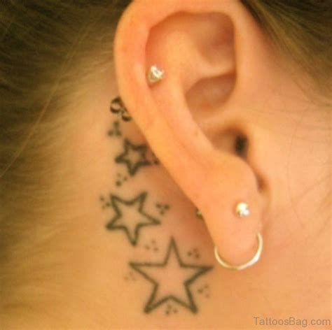 40 Cool Neck Tattoos Behind Ear