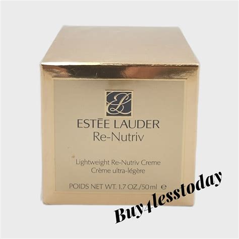 Estee Lauder Re Nutriv Lightweight Creme Cream Face Aging 1 7oz 50ml New In Box Ebay