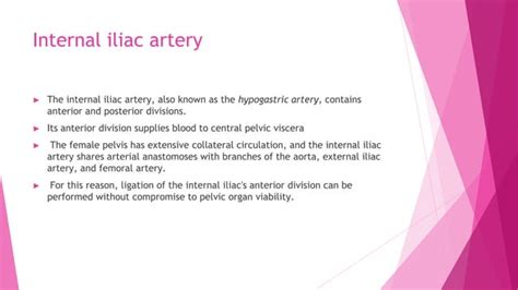 Internal Iliac Ligation PPT