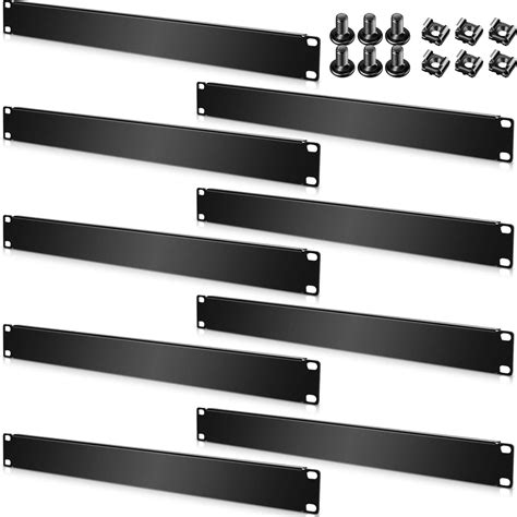 10 Pieces 1u Blank Panel Metal Rack Mount Filler Panel