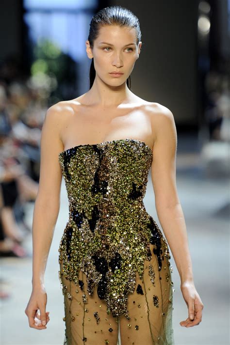 Bella Hadid Walking for Alexandre Vauthier - Paris Fashion Week: Haute