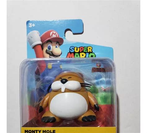 Figura Topo Monty 5 Cm World Of Super Mario Nintendo Mercadolibre