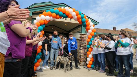 Ethan the dog's journey gets happy ending with adoption celebration