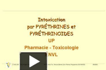 PPT Intoxication Par PYR PowerPoint Presentation Free To View Id