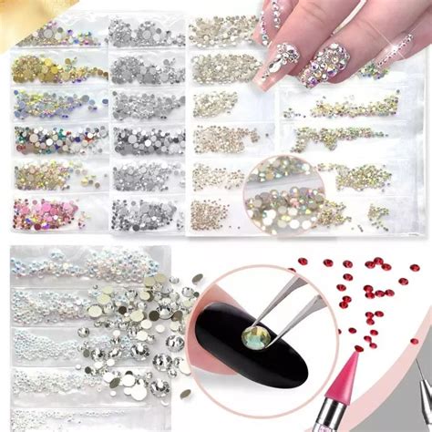 Strass Cristales Piedras 3d Para Uñas Decoración Nail Art