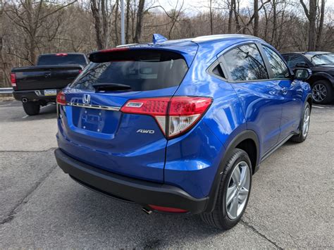 Certified Pre Owned 2019 Honda Hr V Ex In Aegean Blue Metallic