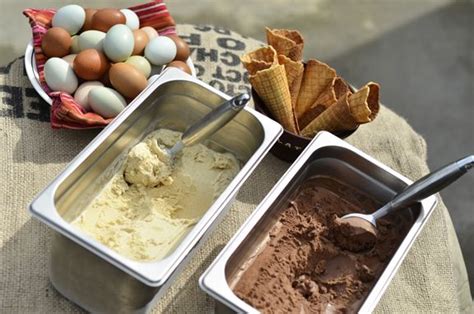 The best (yes we do mean BEST!) chocolate and vanilla ice creams, along ...