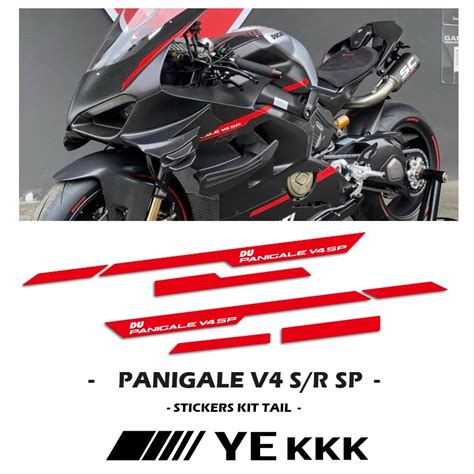 Side Fairing Decal Sticker Line Customization Dk Logo Superleggera V4sp