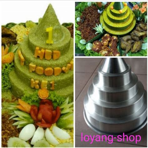 Jual Cetakan Nasi Tumpeng Tangga Susun Ukuran Cm Shopee Indonesia