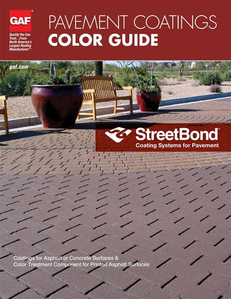 Streetbond Pavement Coatings Color Guide By Ircsas Issuu