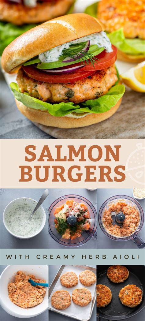 Best Salmon Burgers Recipe Lemon Blossoms Recipe In 2024 Salmon Burger Recipe Canned