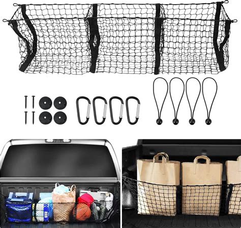 Buy 3 Pocket Cargo Net For Pickup Truck Bedtruck Bed Cargo Net For Suv