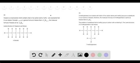 SOLVED:Write the Lewis structure and molecular formula for each of the ...