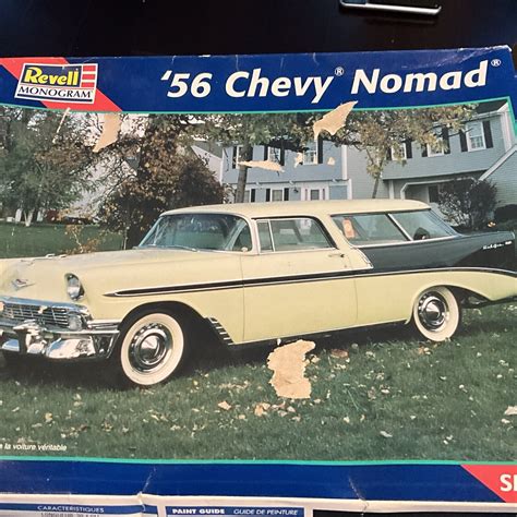 56 Chevy Nomad Model Kit 1997 Revell Monogram 1 25 No Inst Body Paint