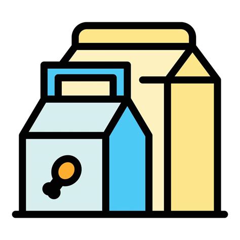 Food Package Icon Vector Flat 21782622 Vector Art At Vecteezy