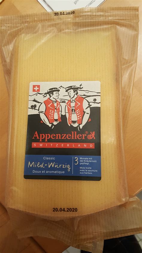 Appenzeller Käse mild würzig Ean 1895966002804 Fromages de Suisse