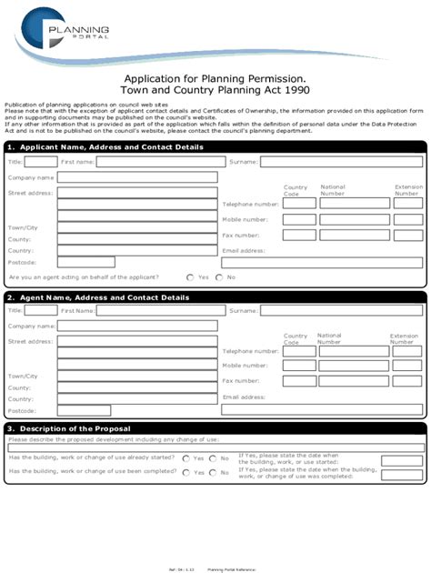 Fillable Online Www3 Northamptonshire Gov Town And Country Planning Act