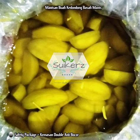 Jual Manisan Buah Kedondong Basah Gram Manisan Kedongdong Basah