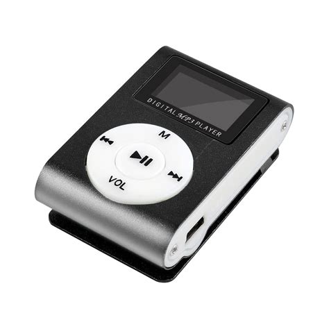 Mini Portable MP3 Player With BackClip LCD Screen Mini MP3 Music Player