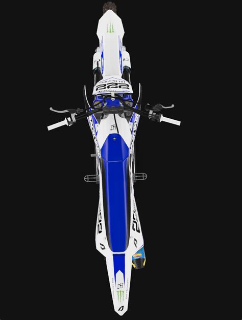 DH Designs BYD Blue And White YZ450f MXB Mods