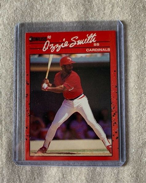 Donruss Ozzie Smith Error Card No Dot After Inc Mint Rare