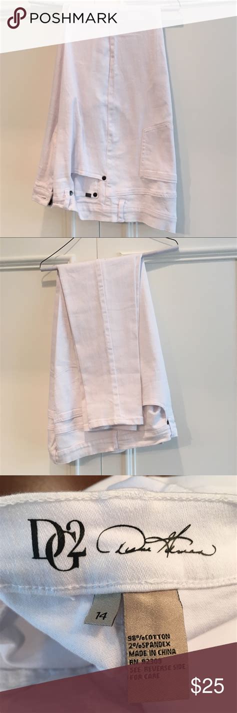 🎀 DONATED Chic DIANE GILMAN WHITE JEANS PANTS 🎀 | Diane gilman jeans ...