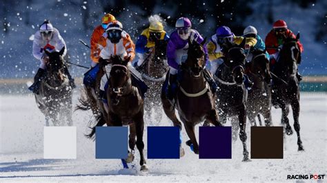 equestrian pantone color palettes inspired  famous race horses