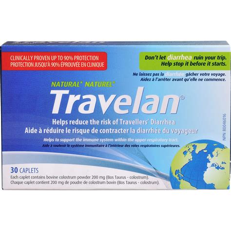 Travelan® - Natural Protection Against Travellers’ Diarrhea, 200mg