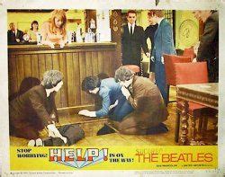 Beatles Help Vintage Lobby Card Movie Poster 1965 VINTAGE Movie